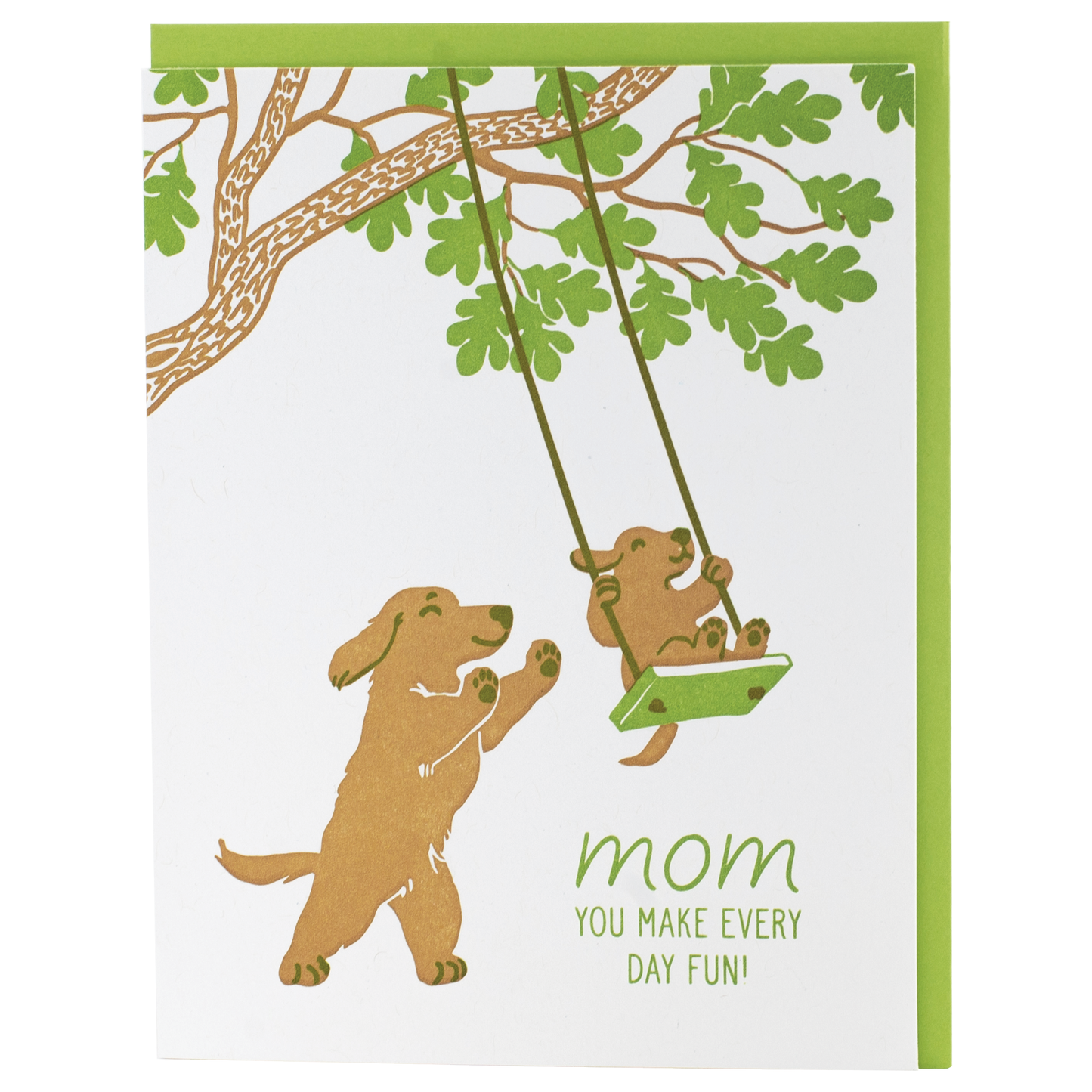 Tree Swing Mother's Day Card