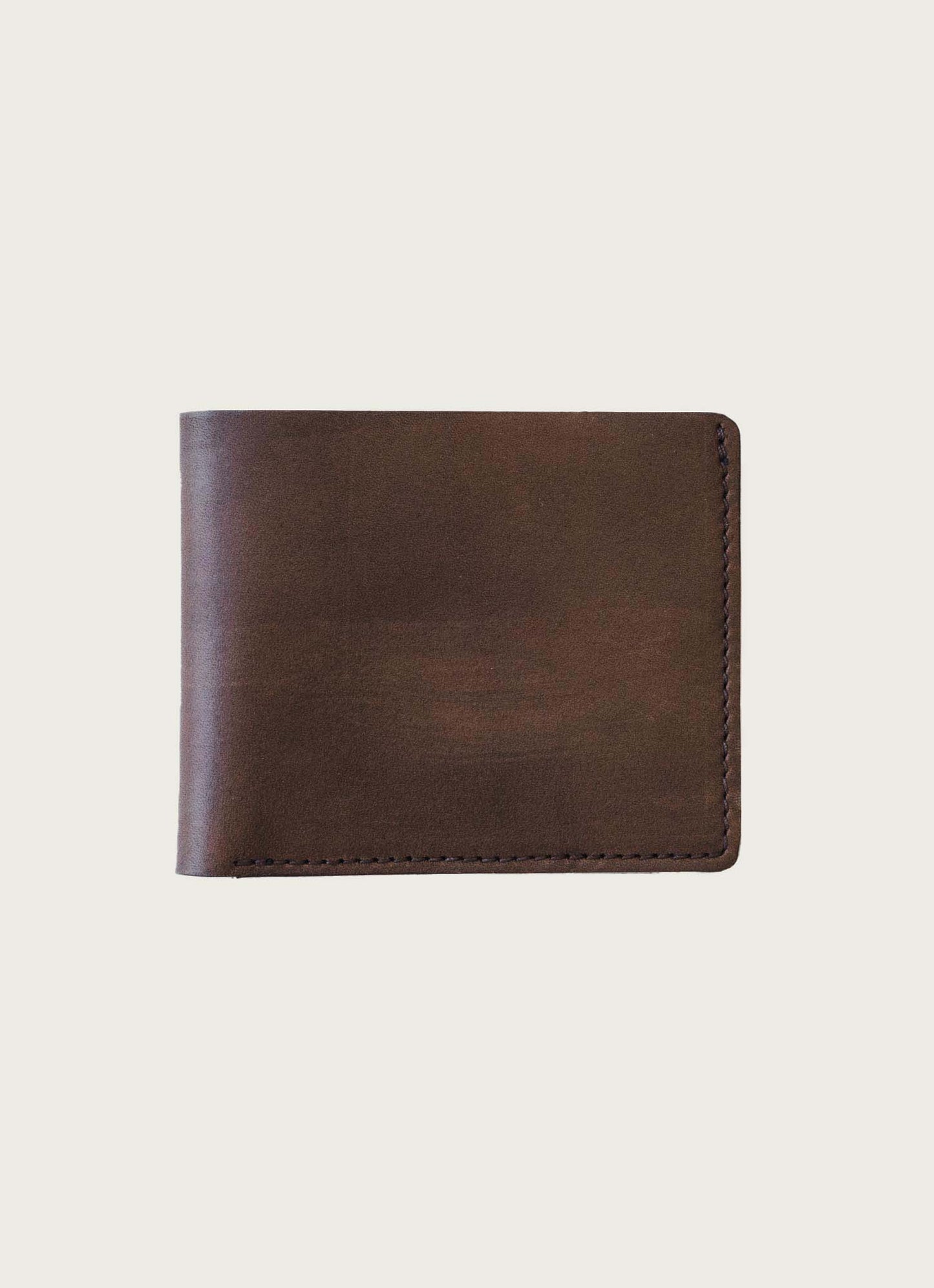 Leather Bifold Wallet for Men: Chocolate