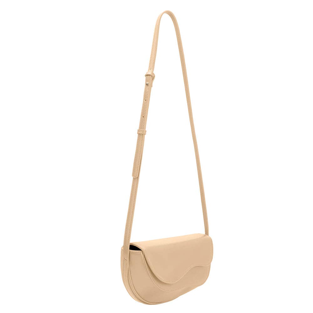 Frieda Nude Recycled Vegan Crossbody Bag