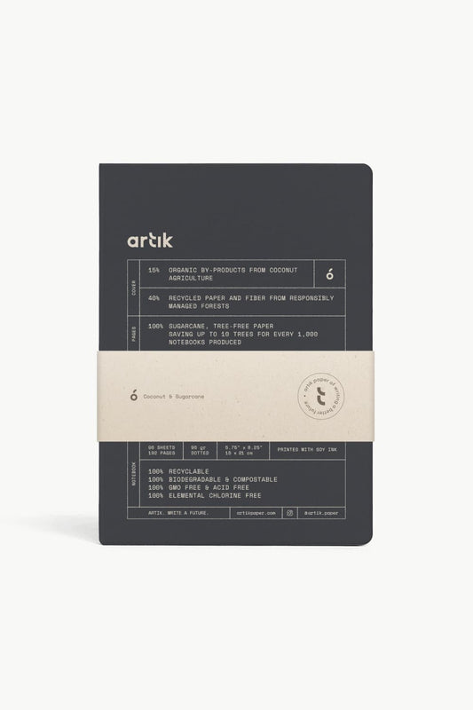 Artik Hard Cover Journal | Ruled | Coconut