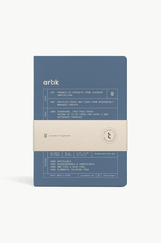 Artik Hard Cover Journal | Ruled | Lavender