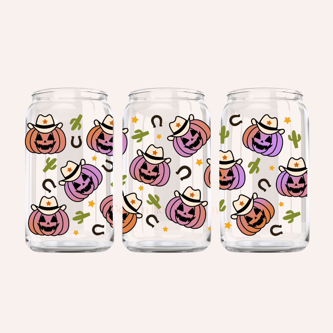 Halloween Glass Cup- Seasonal, Skeleton, Witchy, Ghost: Mystic Witch