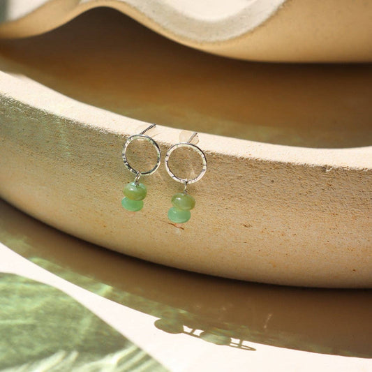 Isla Studs: Sterling Silver