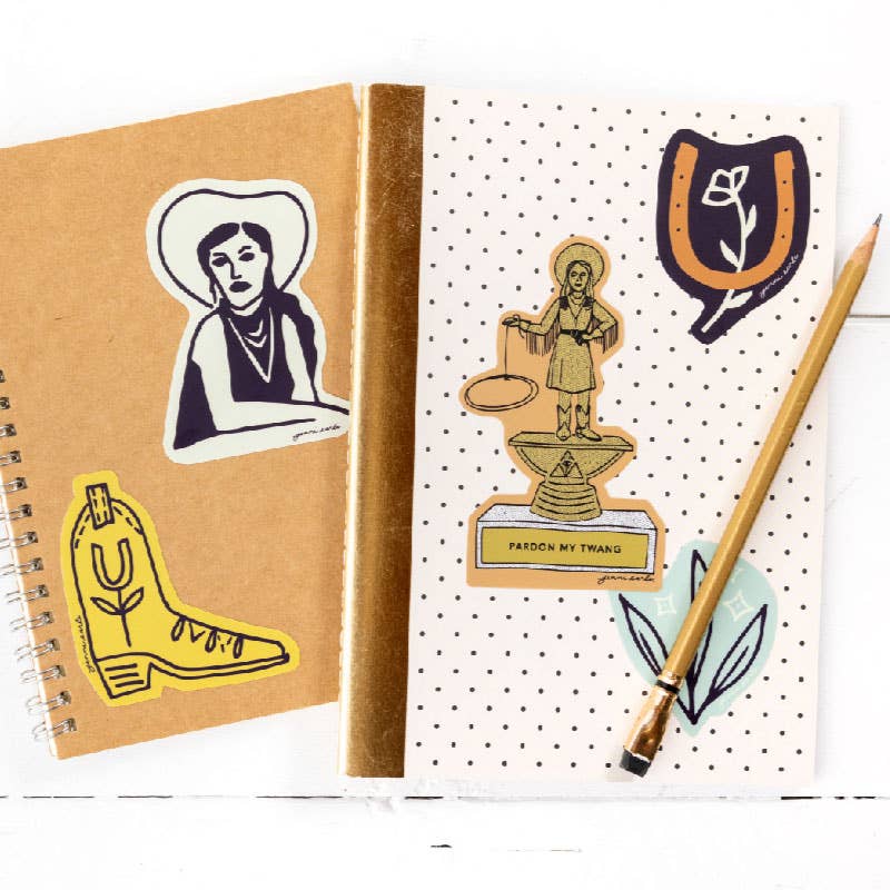 Stars + Plants Sticker