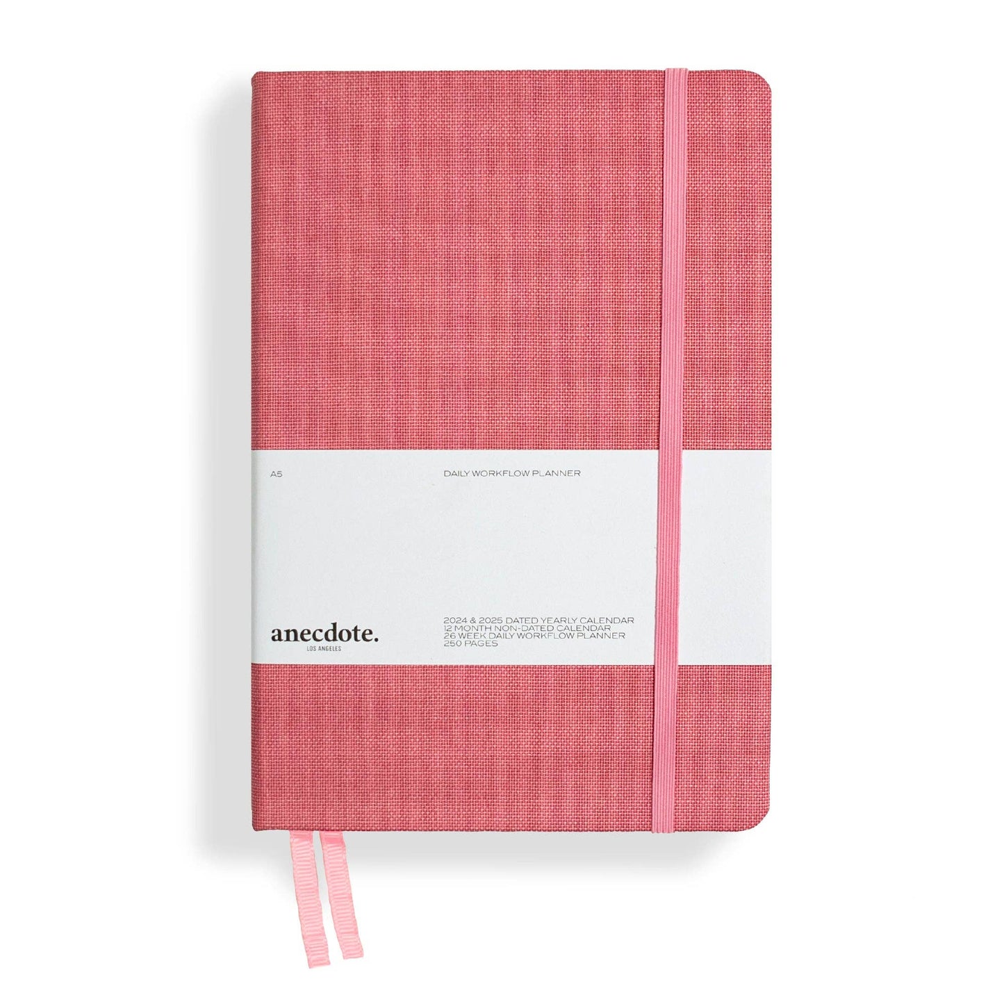The Daily Planner - Hardcover with Library Buckram Cover: Evergreen