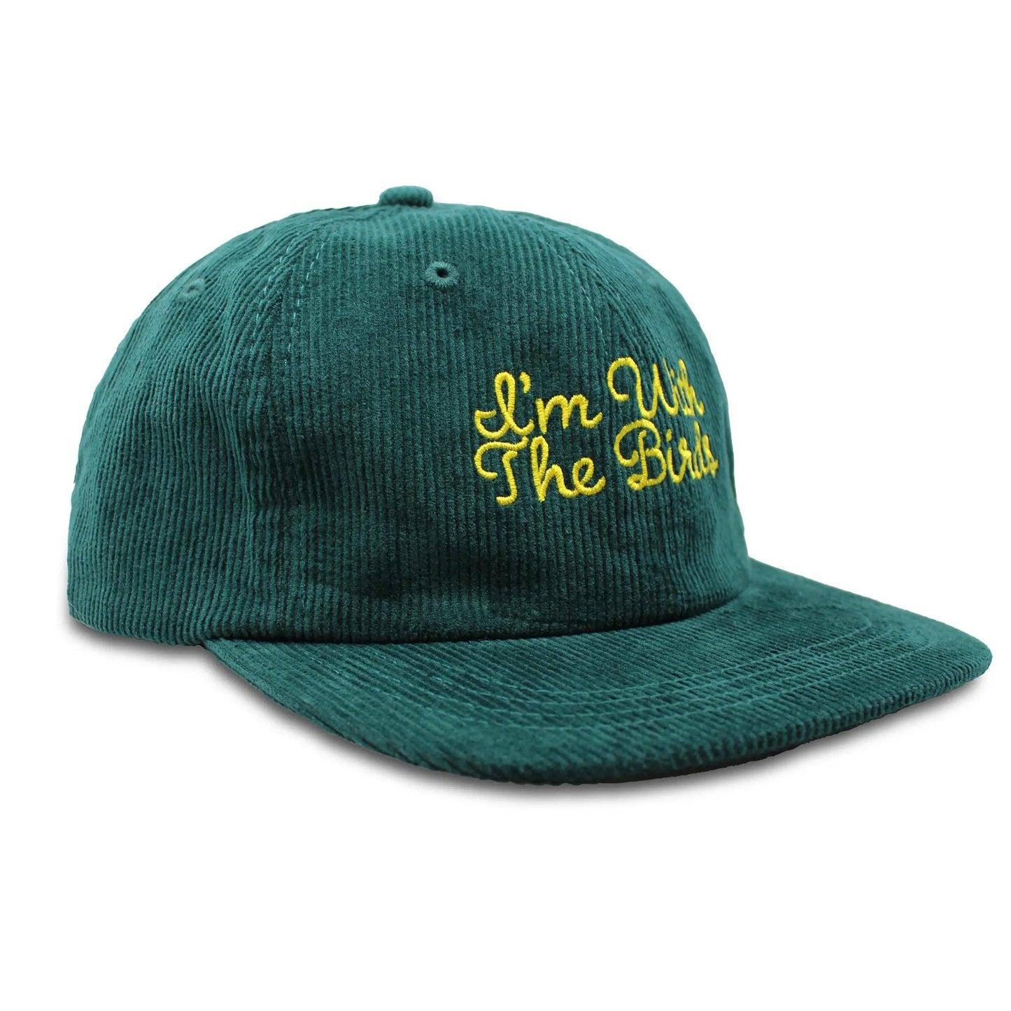 I'm With The Birds Corduroy Hat: Forest