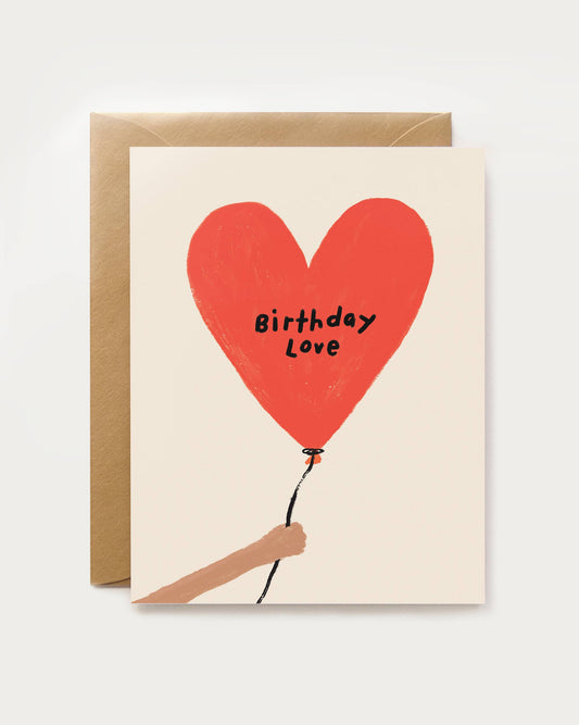 Birthday Love Balloon Card