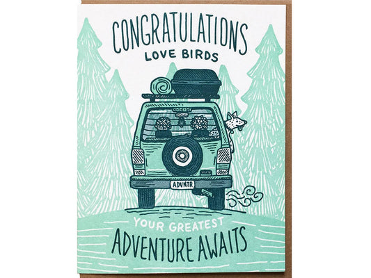 Congrats Adventure Card