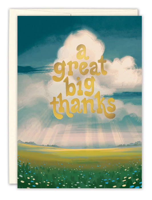 Great Big Thanks Thank You Card