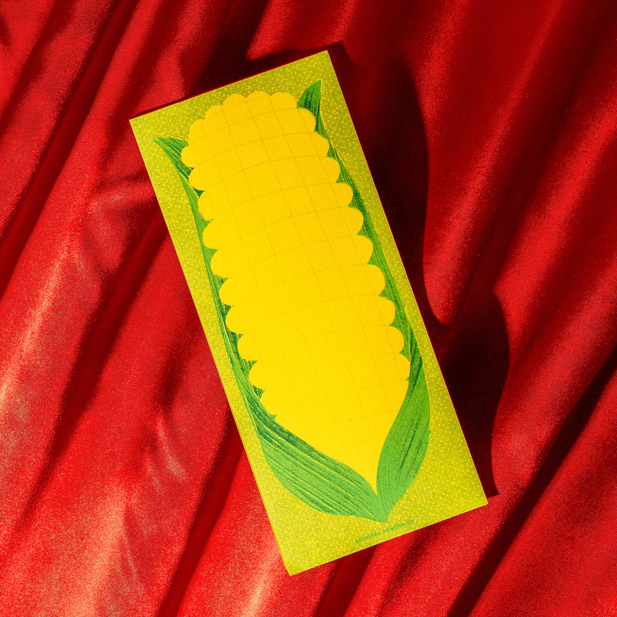Corn Notepad Corn - Risograph Notepad – Small Batch