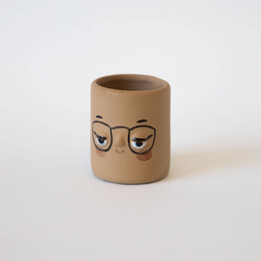 Four-Eyes Mini Planter | Moroccan Sand Clay