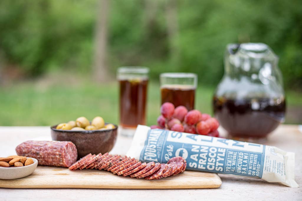 Foustman's Uncured Salami | Pork San Francisco Style 8oz