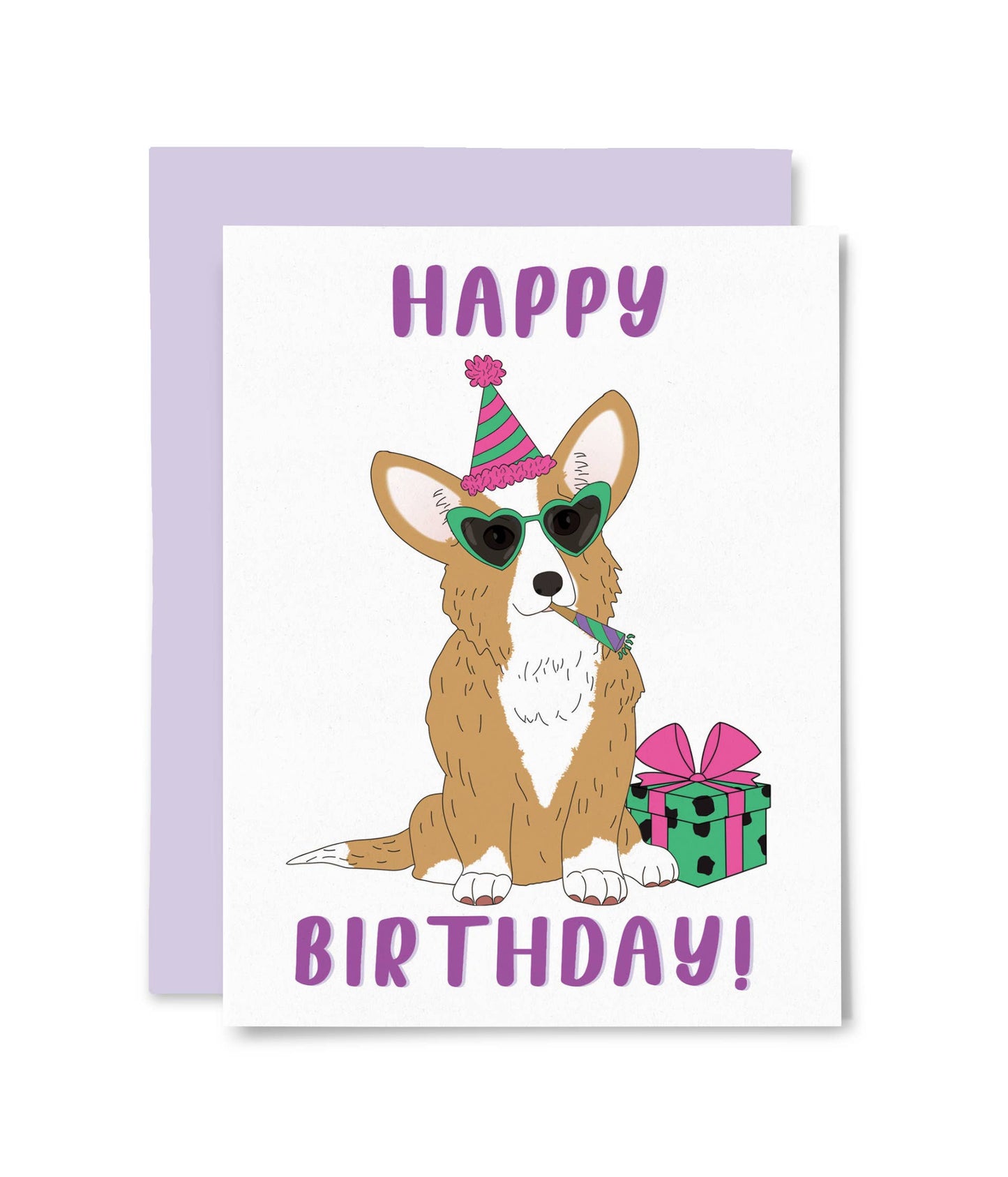 Happy Birthday Corgi Card
