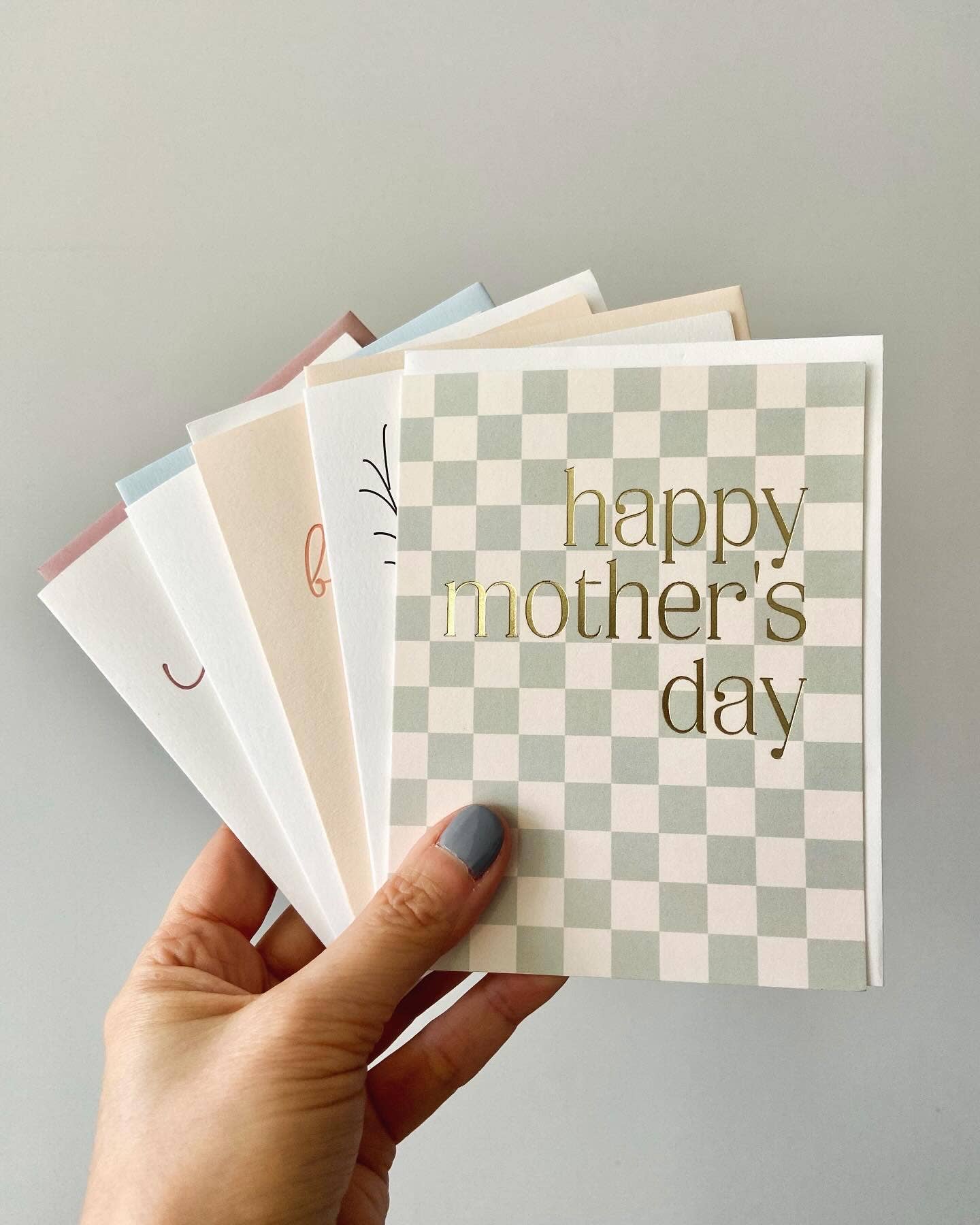 Checker Happy Mother's Day Greeting Card