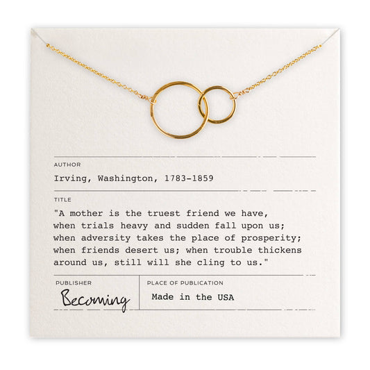Mother Necklace | Gold Fill