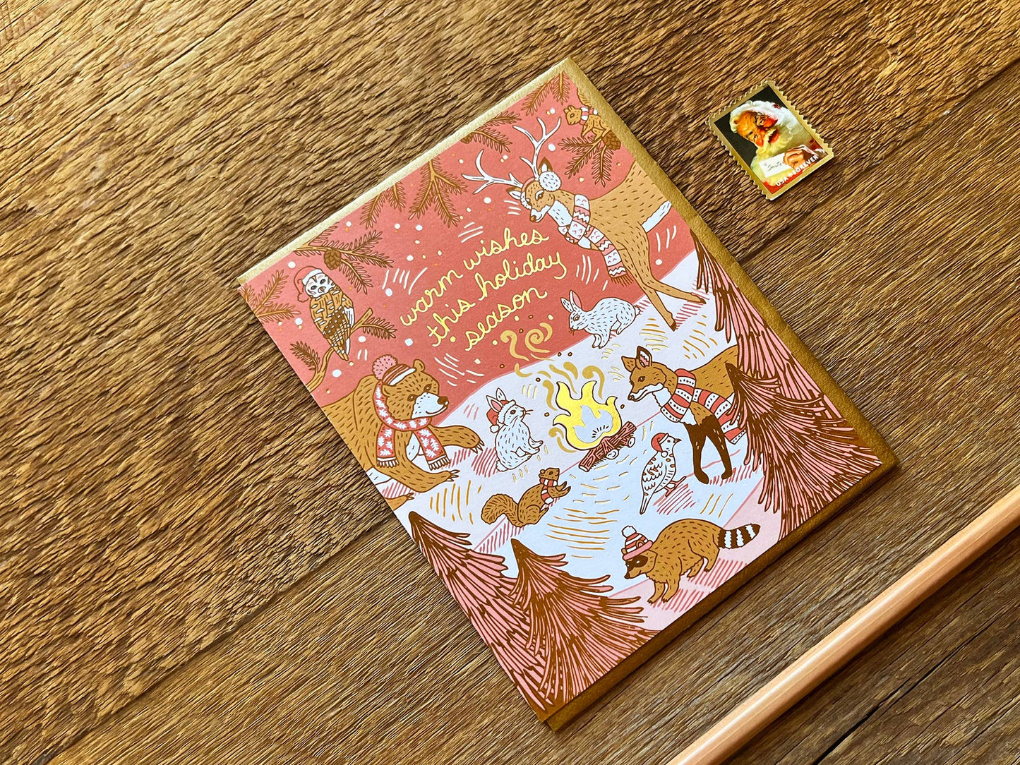 Woodland Holiday Card