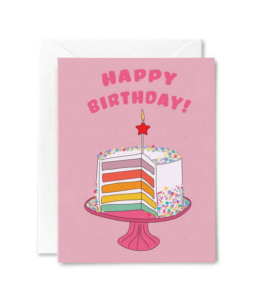 Birthday Rainbow Cake