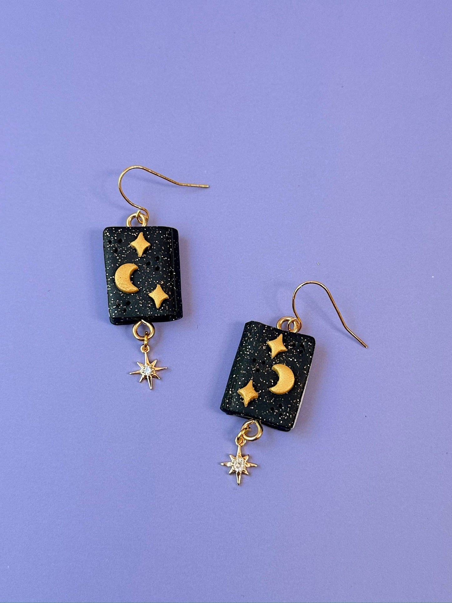 Spell Book Dangle Earrings