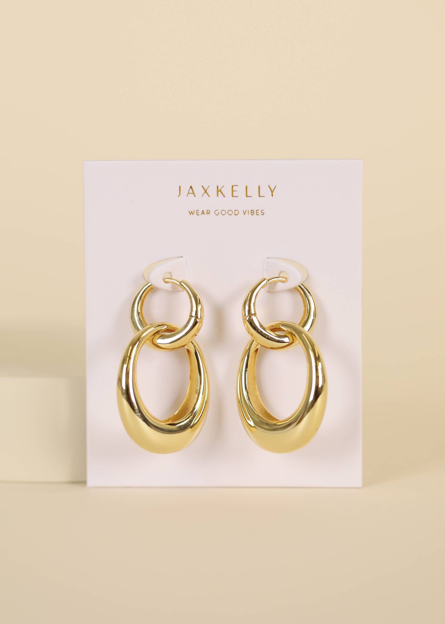 Gold Hoop - Coupled - Earrings