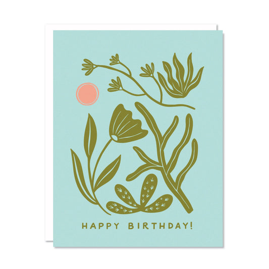 Abstract Desert - Birthday Card
