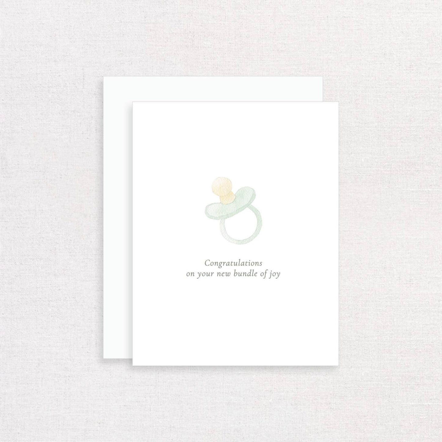 Congratulations on your Bundle of Joy Baby Greeting Card