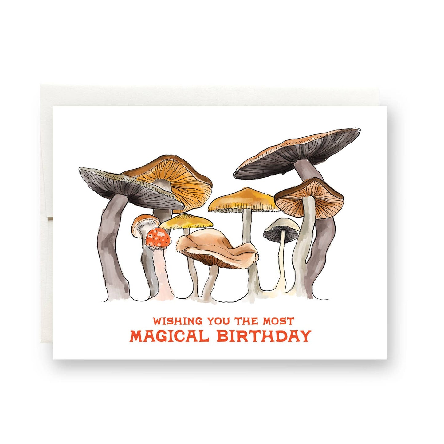 Mushroom Birthday Card