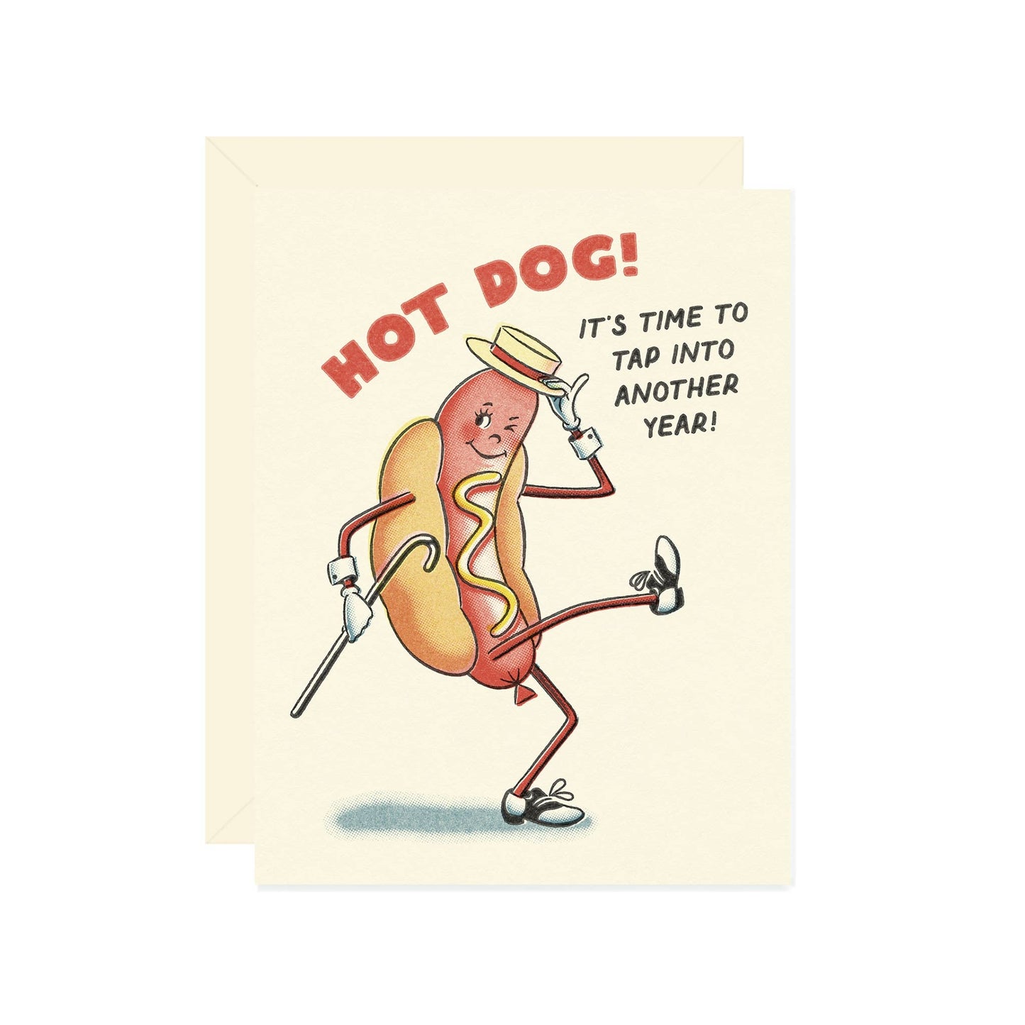 Hot Dog Tap Dance Birthday Card