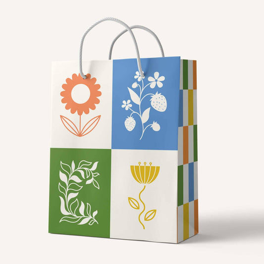 Mod Meadow Gift Bag | Birthday & General Gift