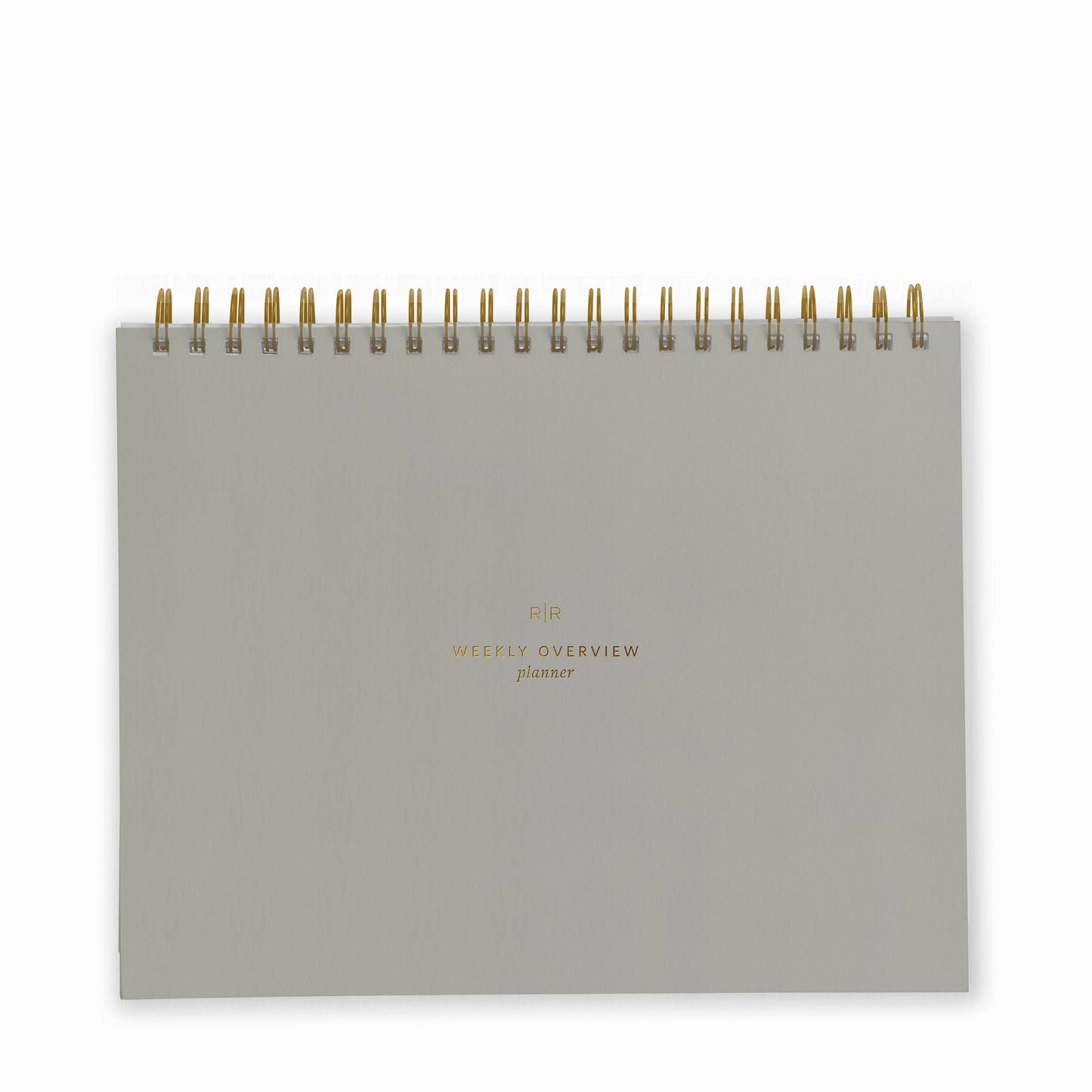 Weekly Overview Planner | Assorted Colors: Charcoal