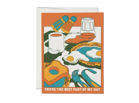 Breakfast Love Card