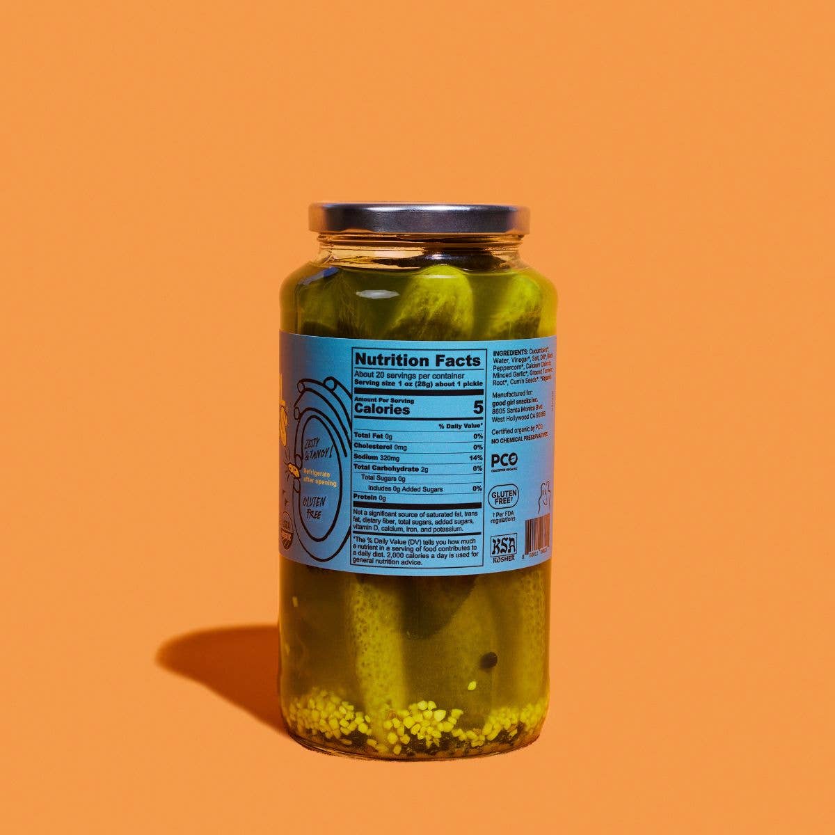 Hot Girl Pickles | Original Dill 32oz