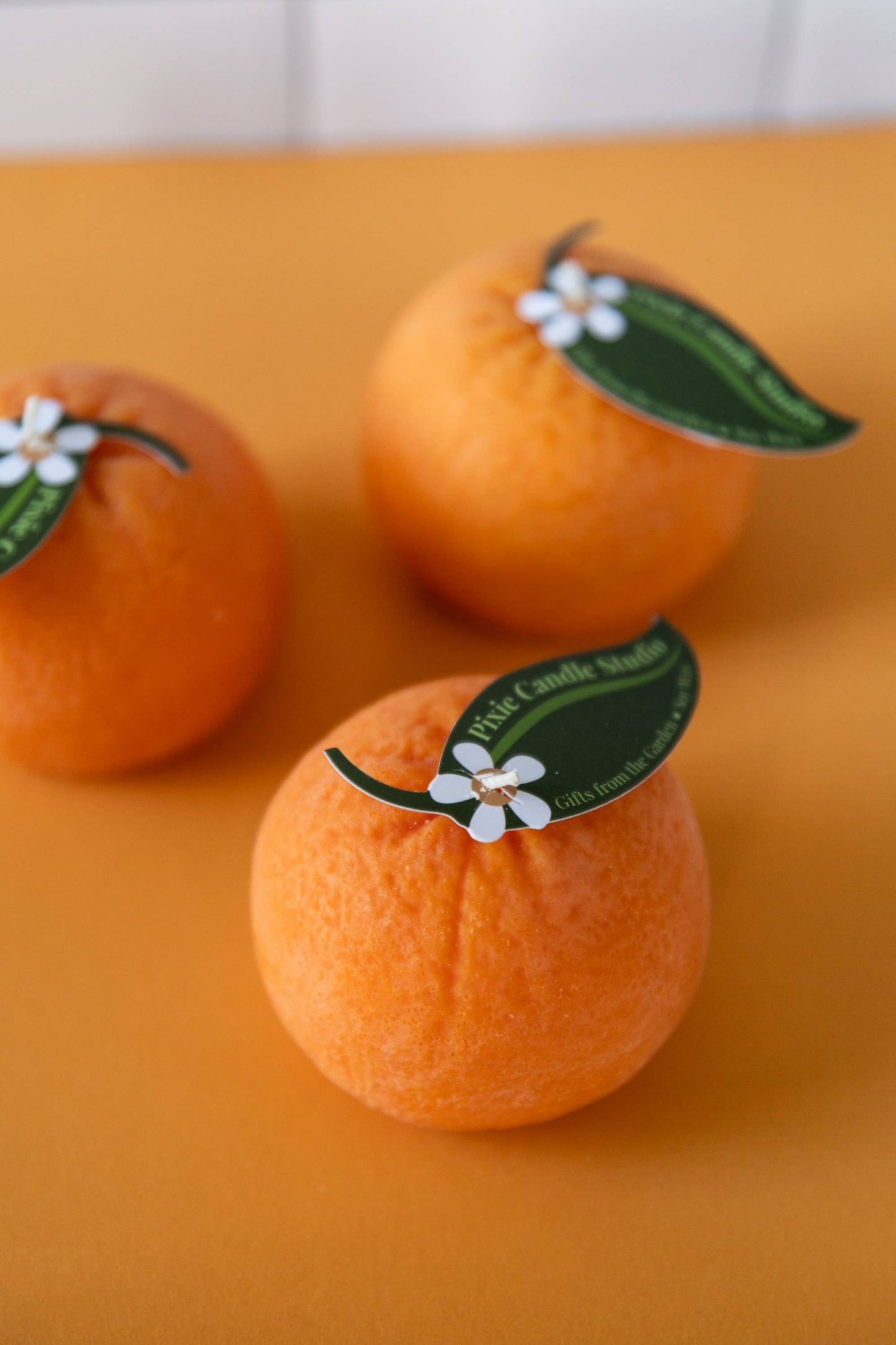 Orange Fruit Candle