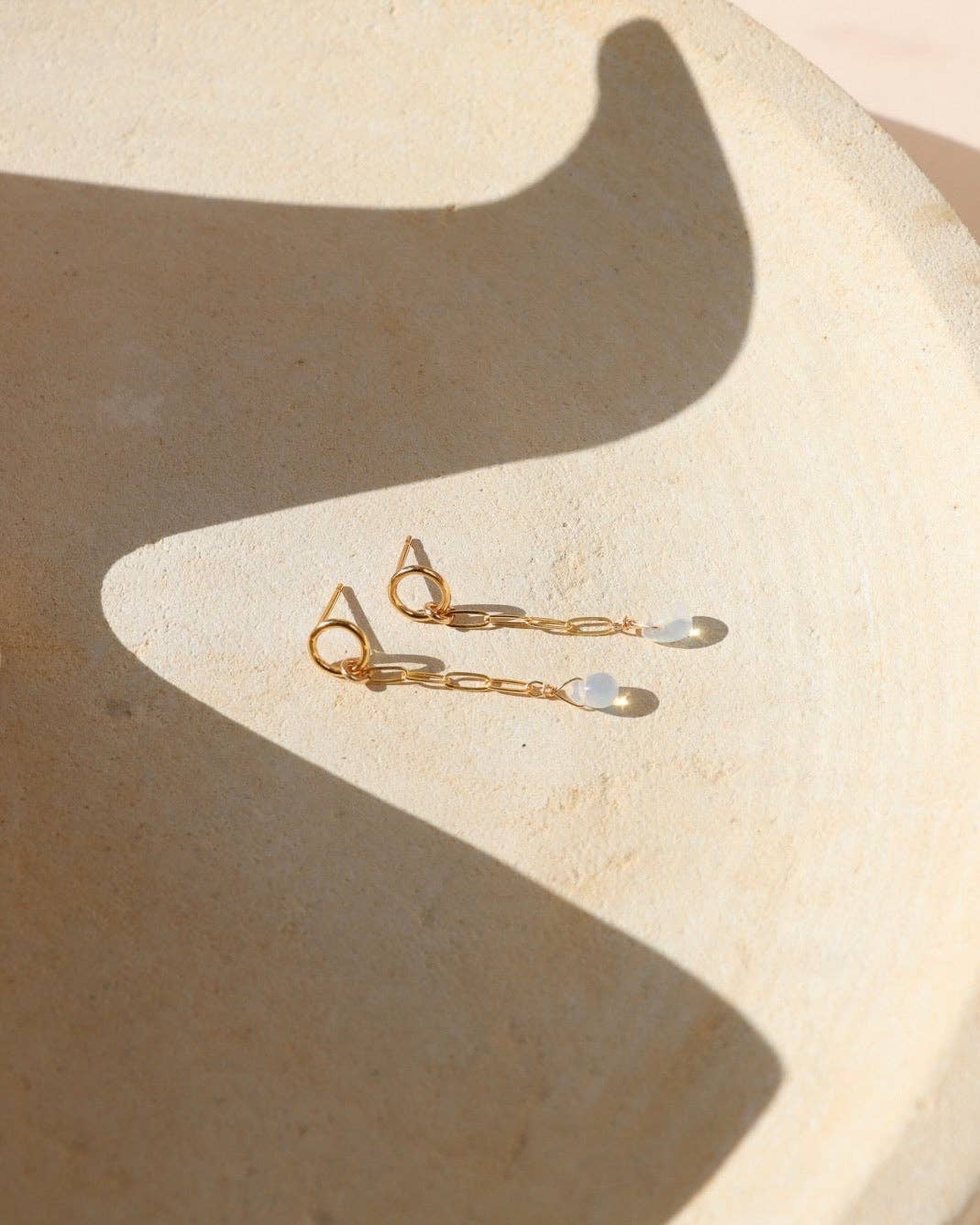 Opal Teardrop Studs | Earrings | Gemstone: 14k Gold Fill
