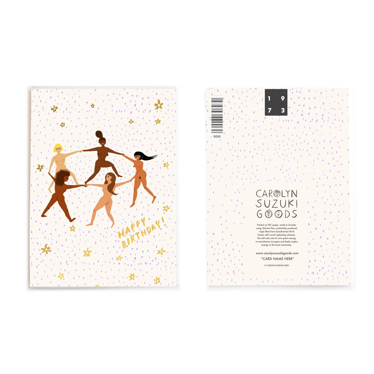 Ring Around The Daisies Birthday Card