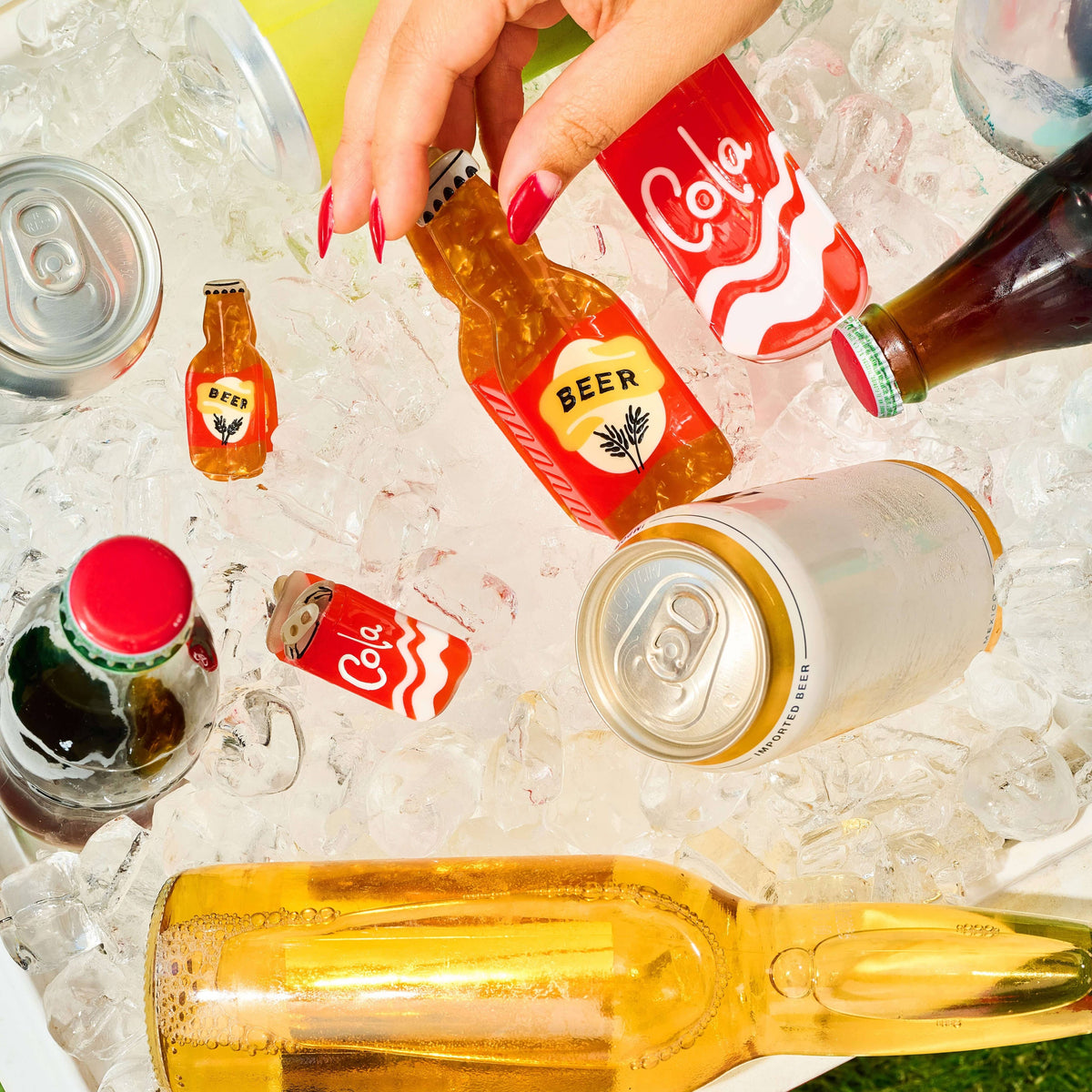 Large Cola Can Hair Claw Clip