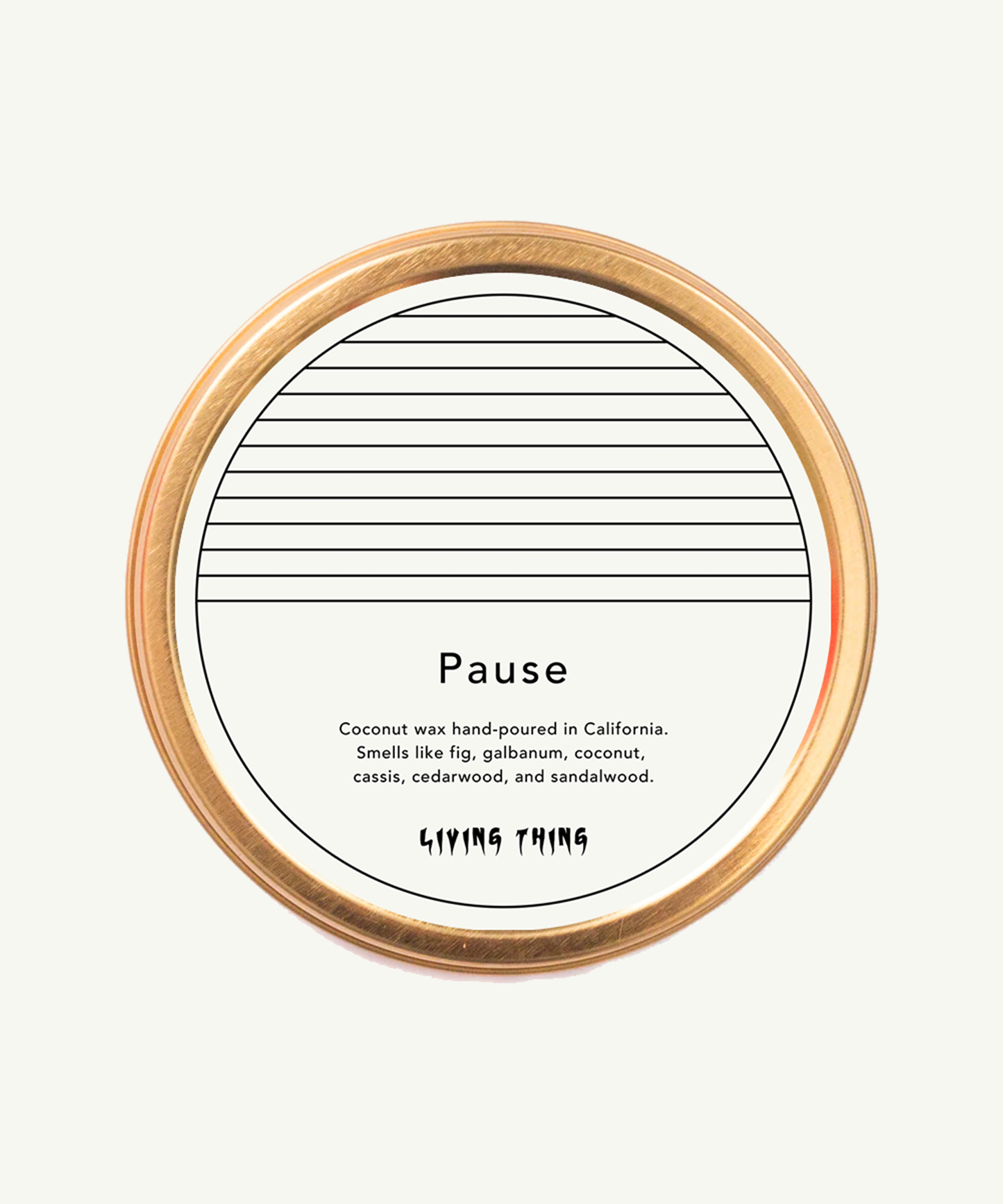 Pause Travel Tin Candle | Fig & Sandalwood