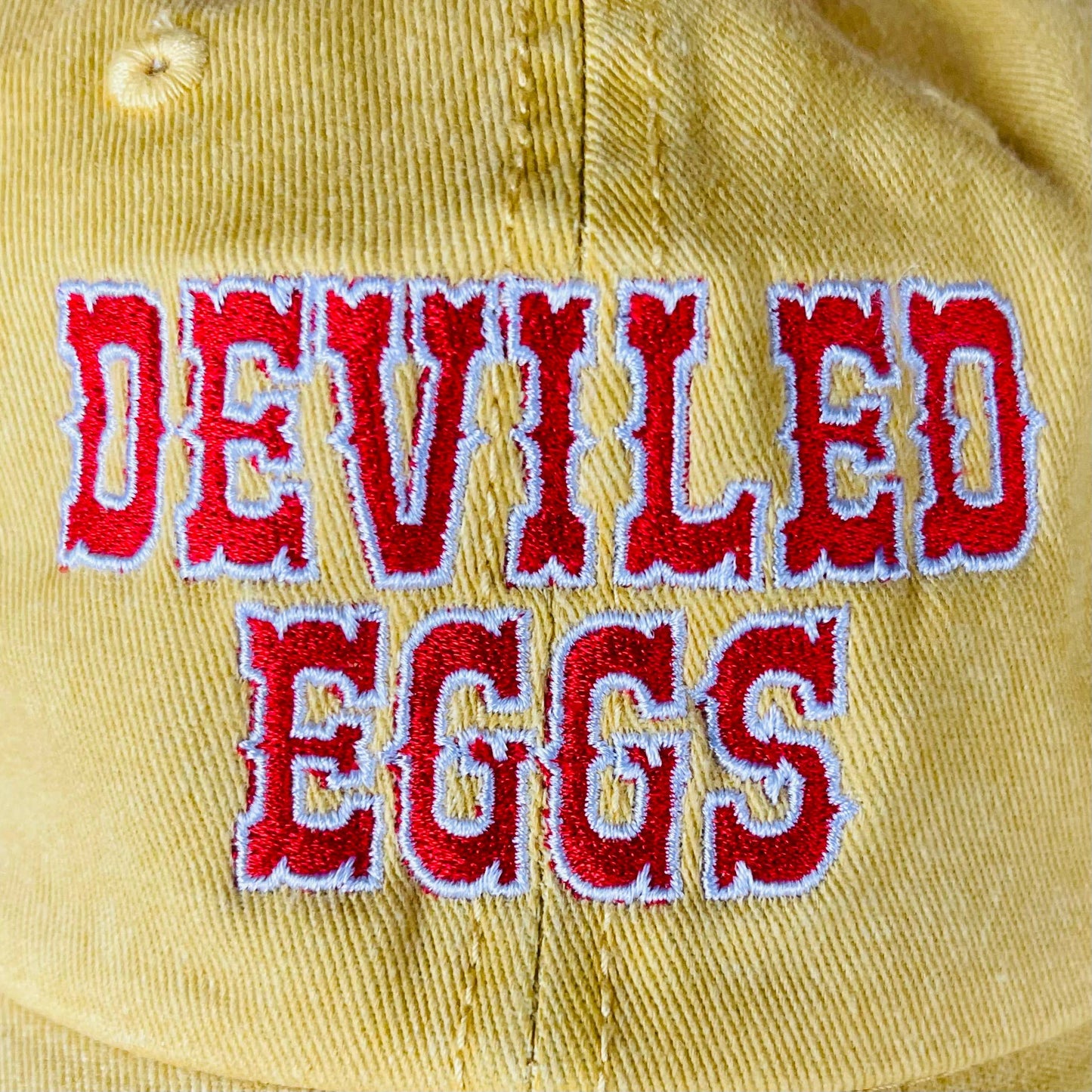 Deviled Eggs Baseball Cap Dad Hat