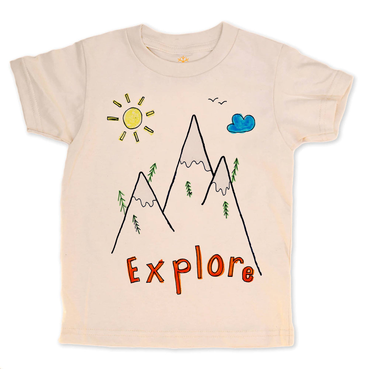Explore - Kids Organic Tee/Long Sleeve: 2 Toddler / Tee