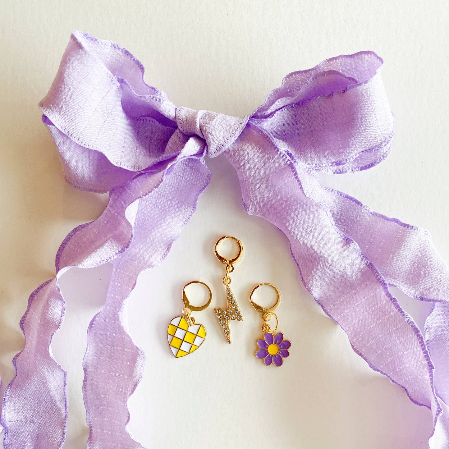 Sneaker Charms and Laces Set | Lavender Laces