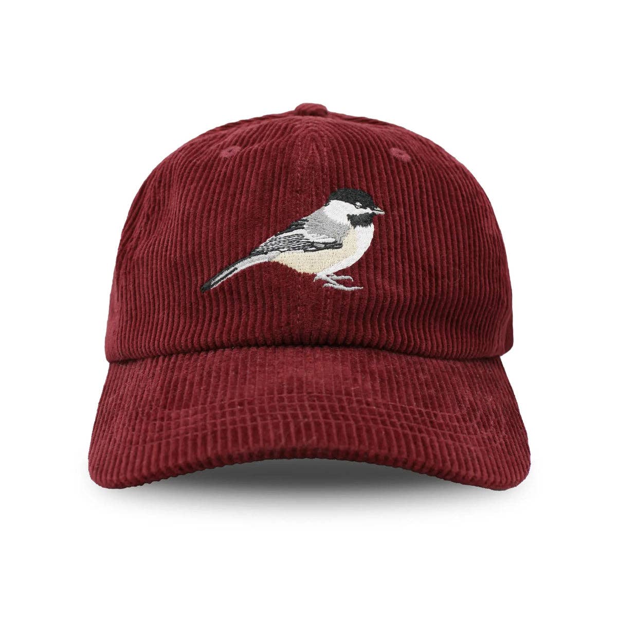 Chickadee Corduroy Hat: Merlot
