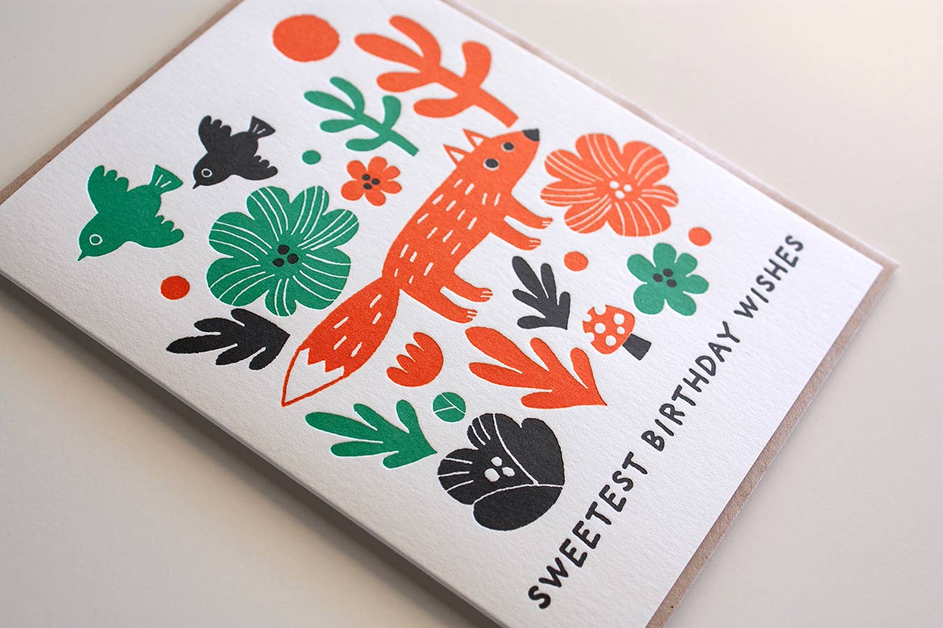 Sweetest Fox Birthday Card