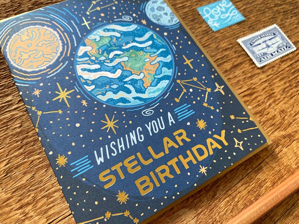 Stellar Birthday Card