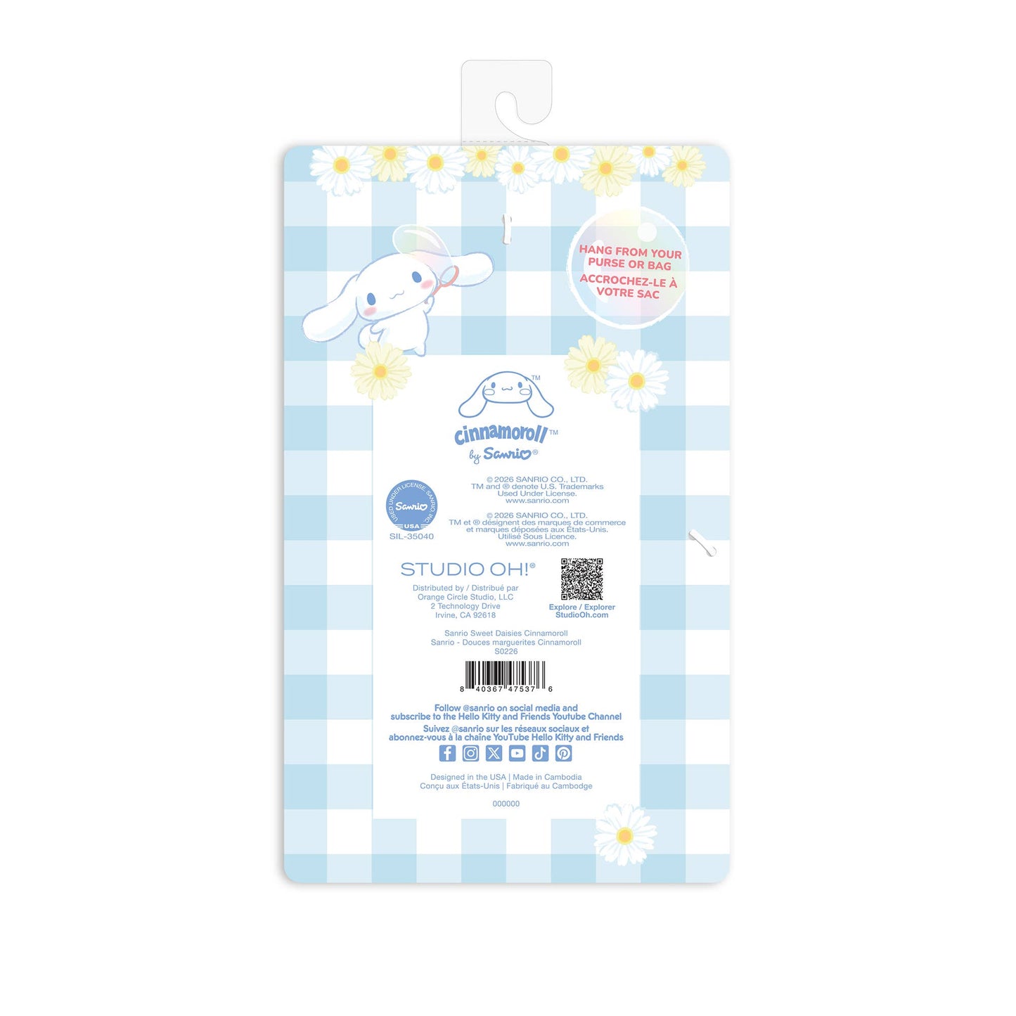 Sanrio Sweet Daisies Cinnamoroll™ On-the-Go Mini Notebook