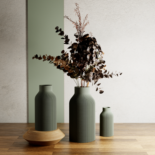 Bottle Vase Green 5.5