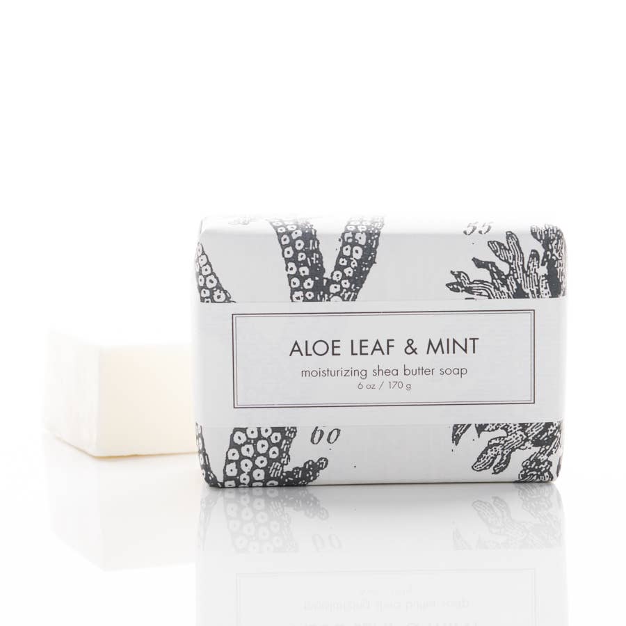 Aloe Leaf & Mint Soap Bath Bar