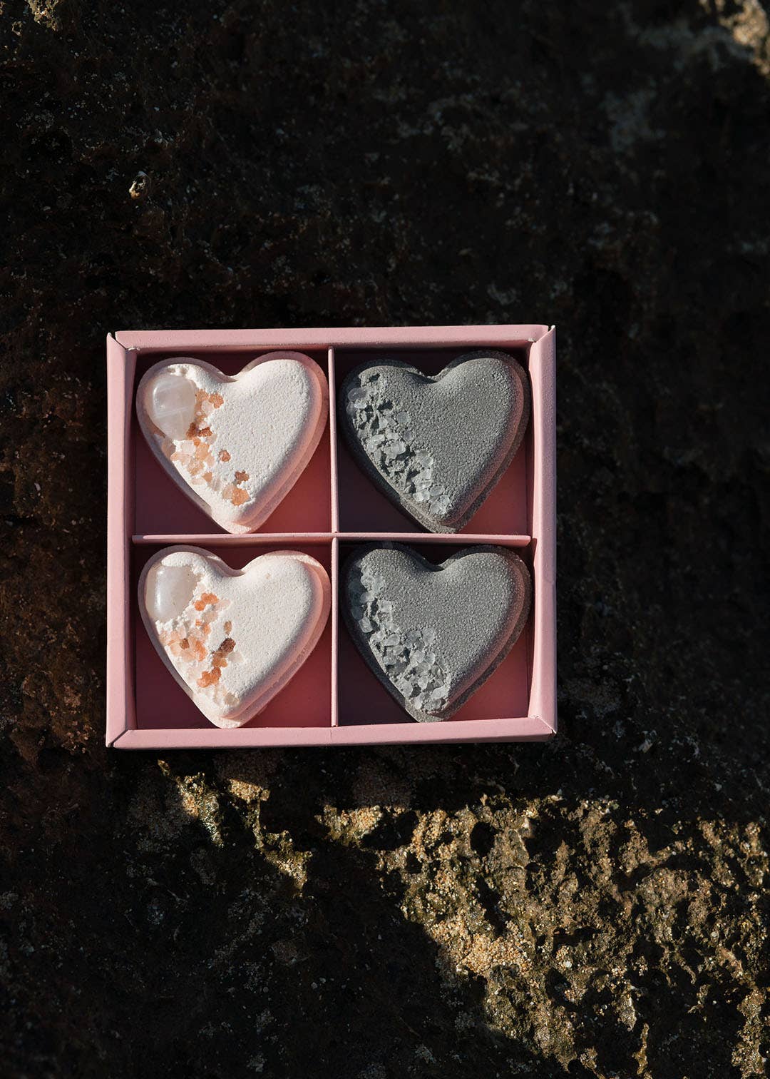 Love Heart Bath Bomb Set