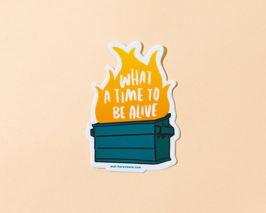 Vinyl Sticker | Dumpster Fire