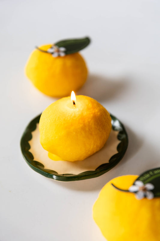 Lemon shaped Candle