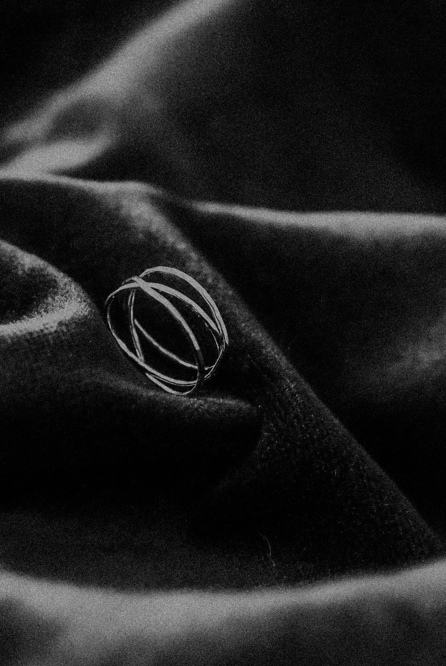 Small Wraparound Ring, Sterling Silver: Smooth / 8 / Thin