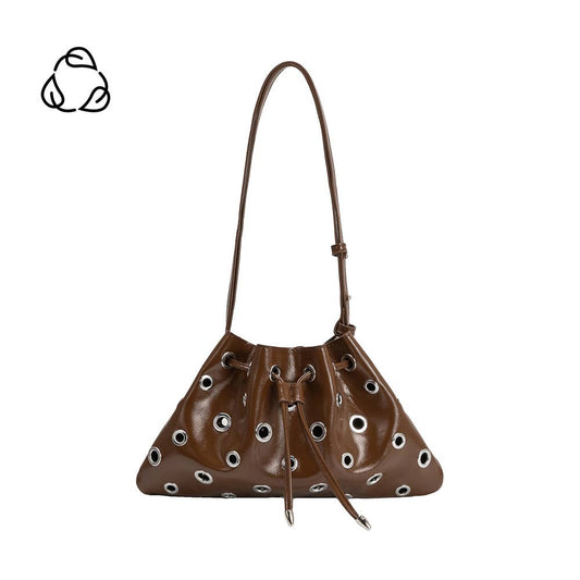 Paloma Chocolate Recycled Vegan Shoulder Bag